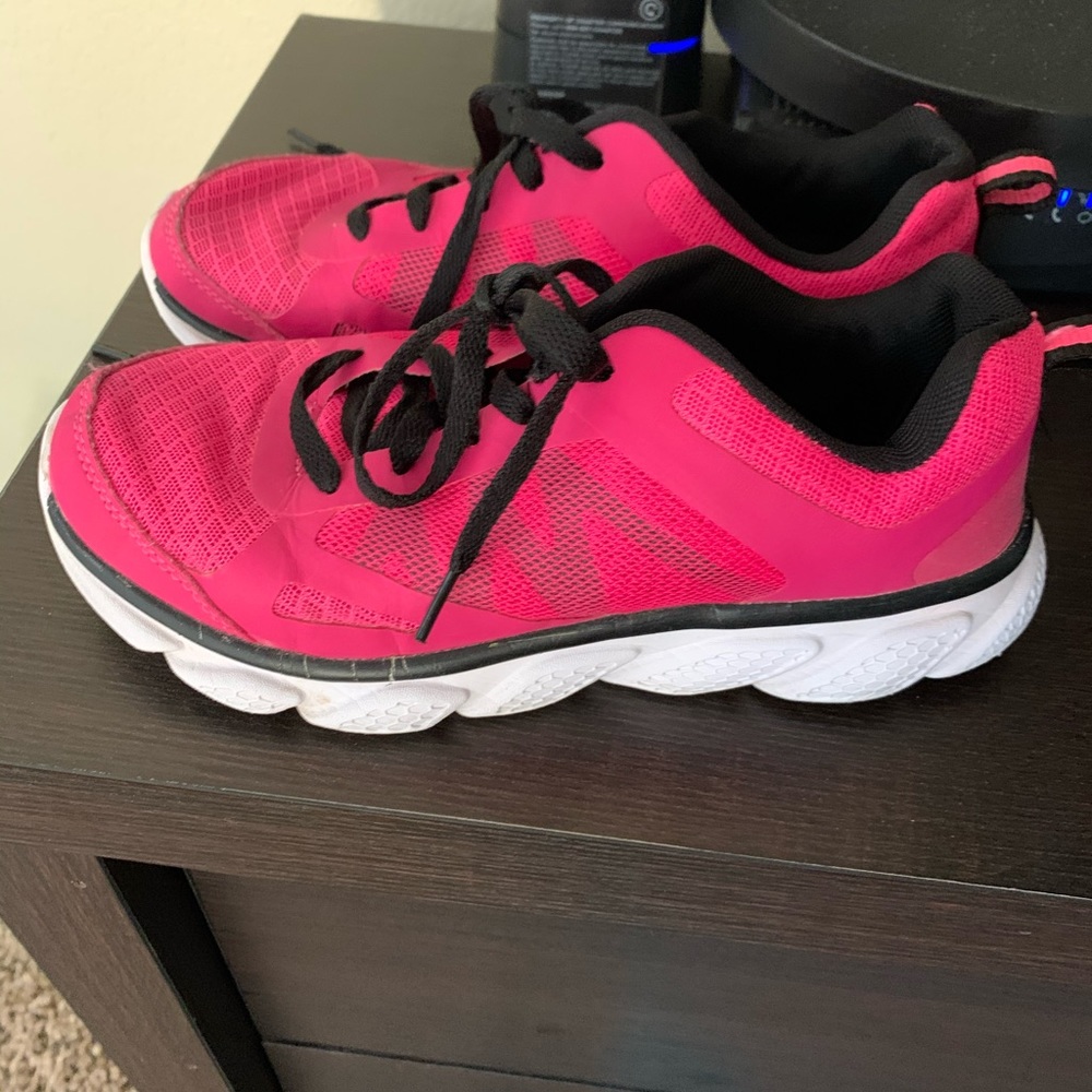 Pink sneakers